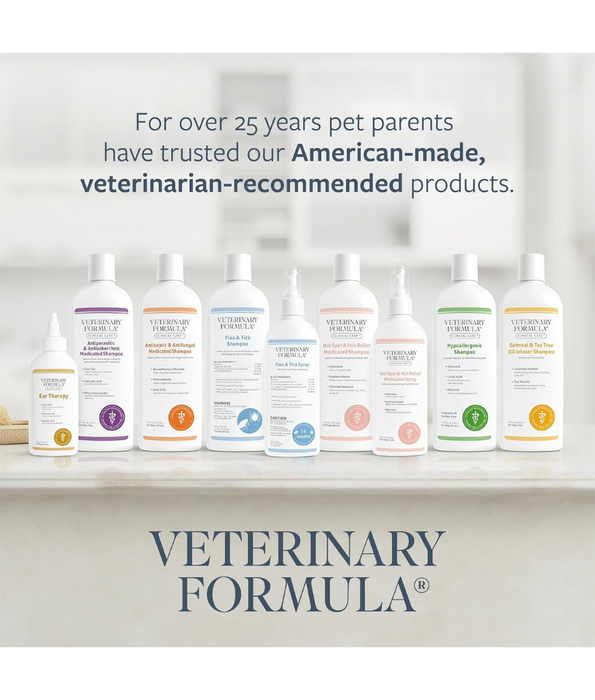 Synergy Labs - Veterinary Formula, Antiseptic and Antifungal Medicated Spray for Dogs & Cats - 237ml