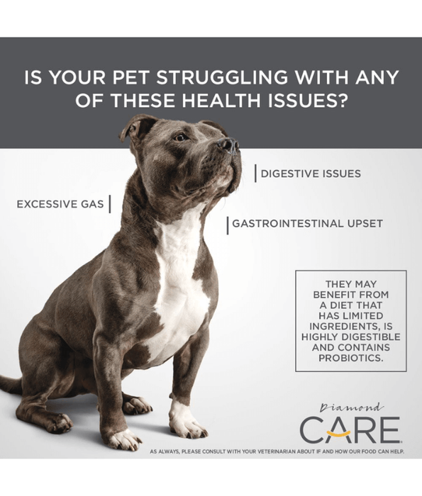 Diamond Care Sensitive Stomach Formula For Adult Dogs 3.63kg