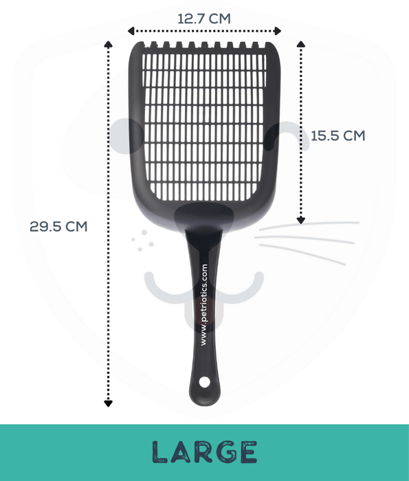 MP Bergamo Cat Litter Scoop for Fine Sand Thin Grid