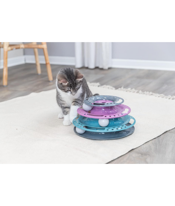 Trixie - Catch The Balls Cat Toy - Three Levels 25 × 13 cm