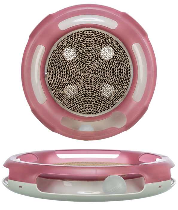 Trixie - Race & Scratch - Cat Circle Track, Cardboard Scratching Pad 37 cm