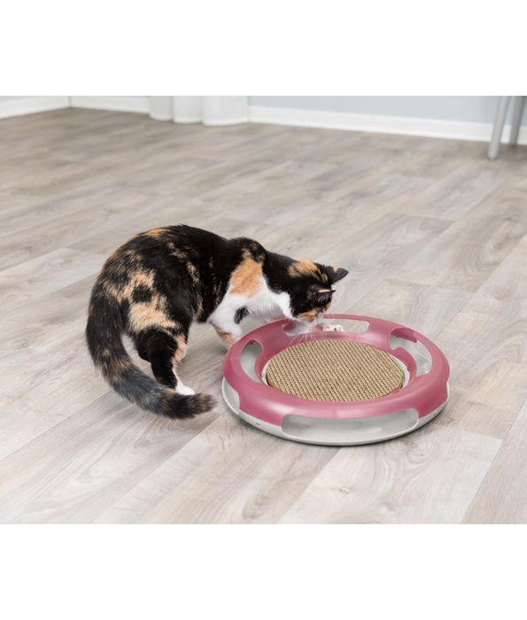 Trixie - Race & Scratch - Cat Circle Track, Cardboard Scratching Pad 37 cm