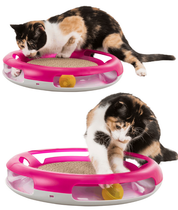 Trixie - Race & Scratch - Cat Circle Track, Cardboard Scratching Pad 37 cm