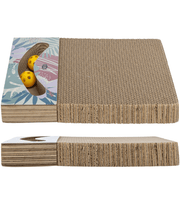 Trixie - Scratching Cardboard With 2 Balls With Catnip L38xW30xH5 cm