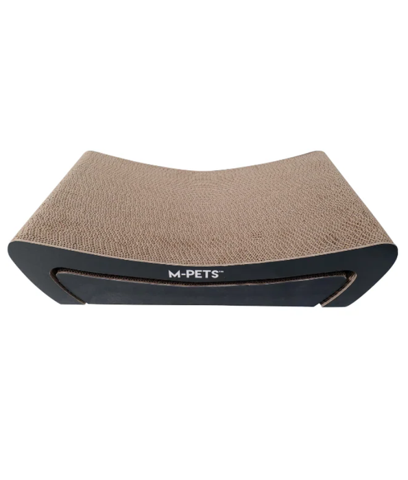 M-Pets - Black Kansas Scratch Board, Textured Cardboard Surface, Double-Sided Use - 45×24×12cm