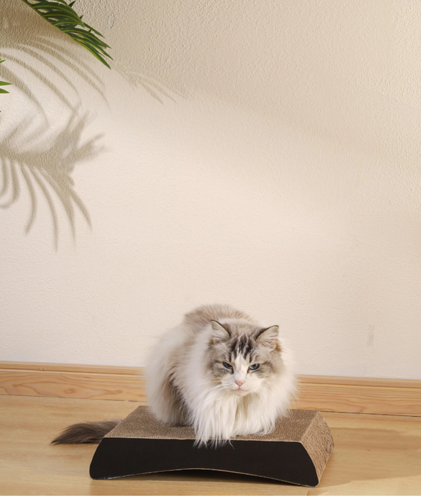 M-Pets - Black Kansas Scratch Board, Textured Cardboard Surface, Double-Sided Use - 45×24×12cm