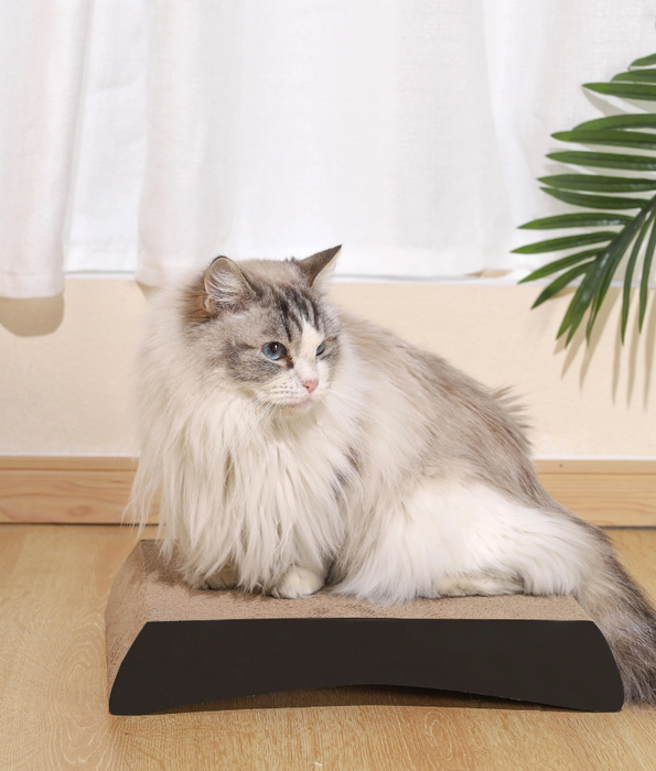 M-Pets - Black Kansas Scratch Board, Textured Cardboard Surface, Double-Sided Use - 45×24×12cm