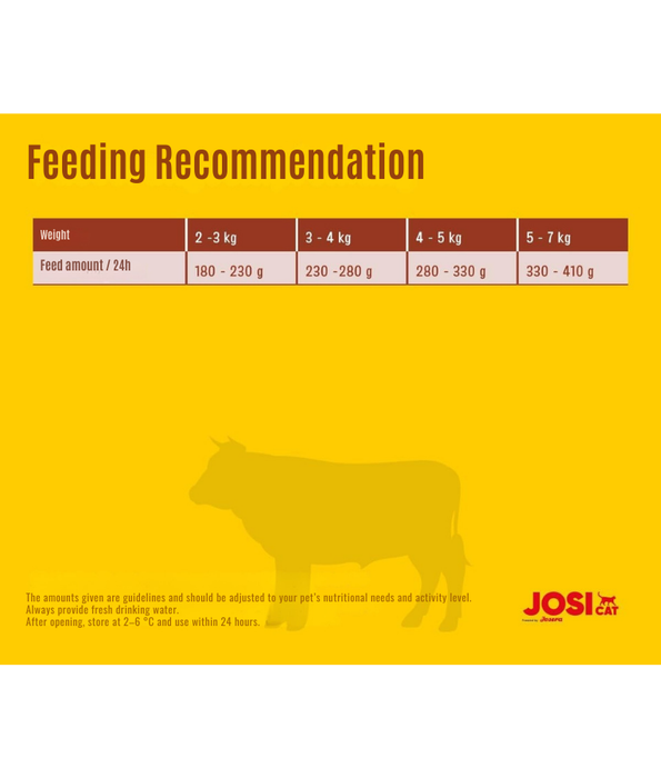 Josera - JosiCat Beef in Jelly, Grain-Free, Adult - Wet Cat Food - 400 g