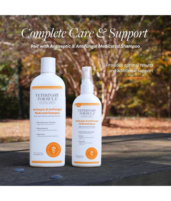 Synergy Labs - Veterinary Formula, Antiseptic and Antifungal Medicated Spray for Dogs & Cats - 237ml