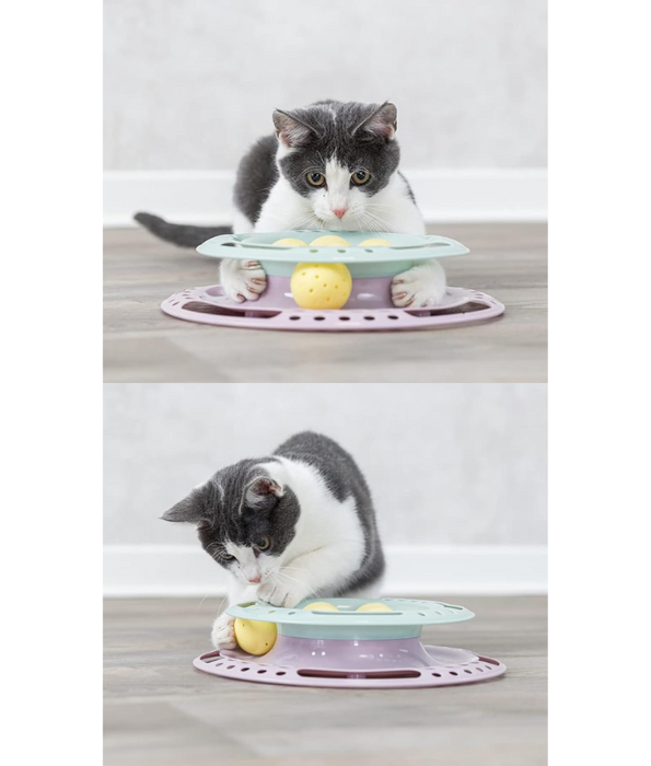 Trixie - Junior Cat/ kitten Activity Circle Track - Chase Track, Cat Toy - 24cm