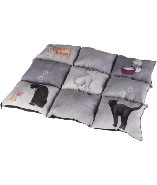 Trixie - Lying Mat Patchwork Blanket With Pockets For Catnip L54xW40xH7