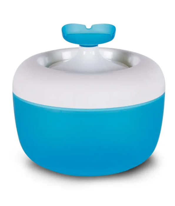 MP Bergamo - Malaga Tulip Fountain Water Fountain for Cats & Small Dogs - Blue 1.7L