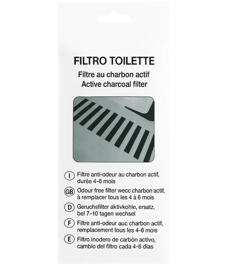 MP Bergamo - Romeo Litter Box Active Carbon Filter -  20 x 5 cm - 1 pcs