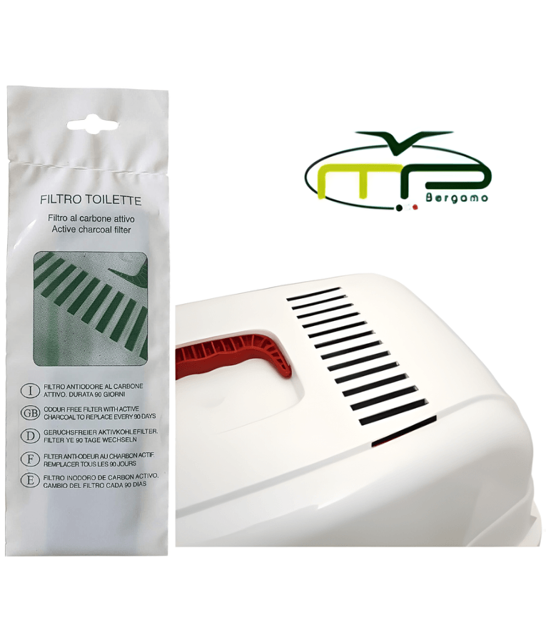 MP Bergamo - Romeo Litter Box Active Carbon Filter -  20 x 5 cm - 1 pcs
