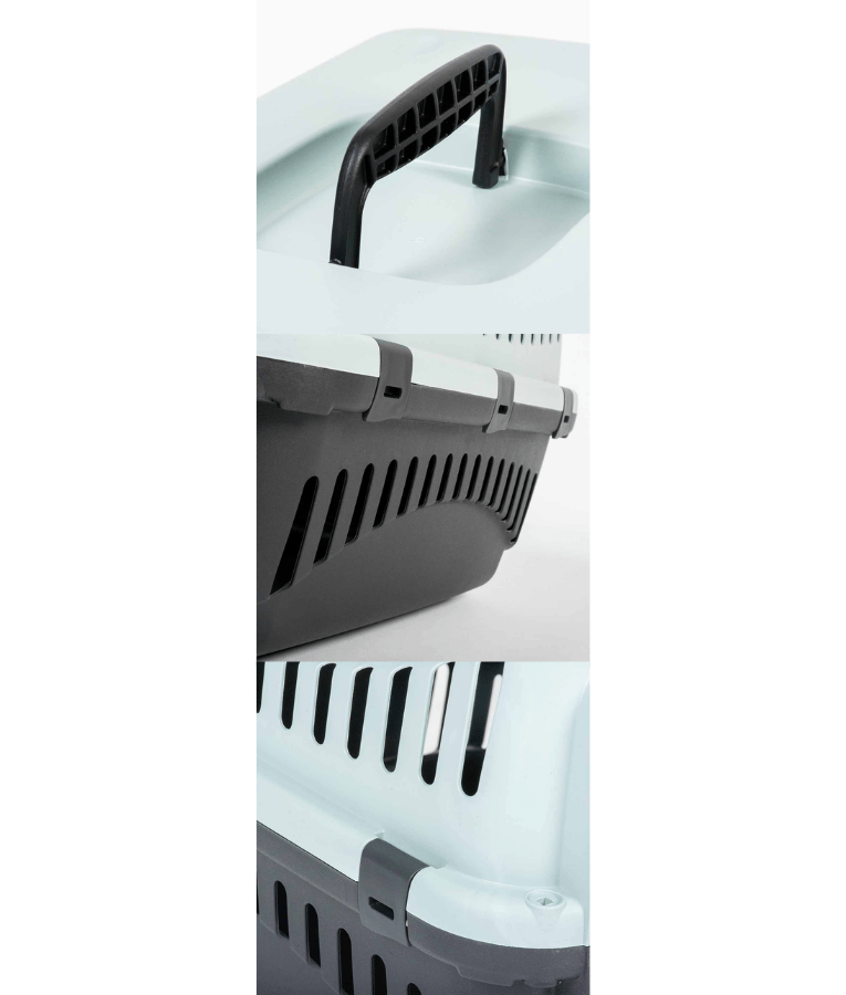MP Bergamo - Gipsy ECO Salvia Plastic Door Pet Carrier - Small & Large