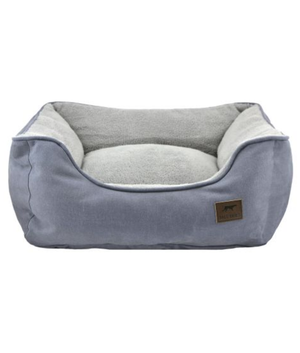 Tall Tails - Dream Chaser Charcoal Bolster Dog Bed, Reversible Fleece, Machine Washable, Eco-Fill - 106×85×22 cm