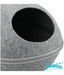 Pawise - Cat Cave Bed, Enclosed Felt Shell with Removable Cushion - 48 x 39 x 26 cm close-up view of the entrance