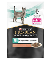 Purina - Pro Plan Veterinary Diets, EN Gastrointestinal Cat Pouch Salmon - 85g packaging with cat graphic
