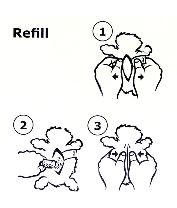 Duvo - D&D KeekaBoo Farmer Ollie Cat Toy with Catnip Refill – Plush Cat Toy – 11 × 6 × 2 cm