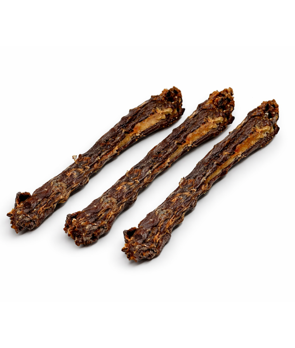 The Pet Bistro – Duck Necks - Natural Crunchy Dog Treat – 3 pcs, air-dried dog treats for dental hygiene.