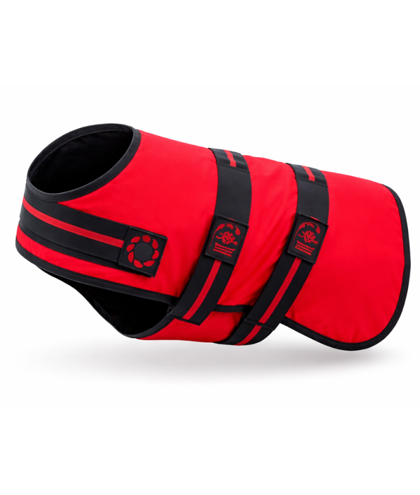 Animate Breathe Comfort Padded Fashion Dog Coat – Red, Waterproof & Windproof S -XL