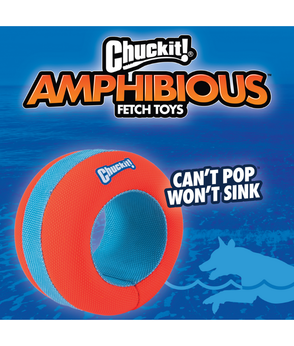 The Chuckit! Beach Play Pack – Floating Trio Toys for Active Dogs (Frisbee, Roller & Tug) 3 in 1 Bundle
