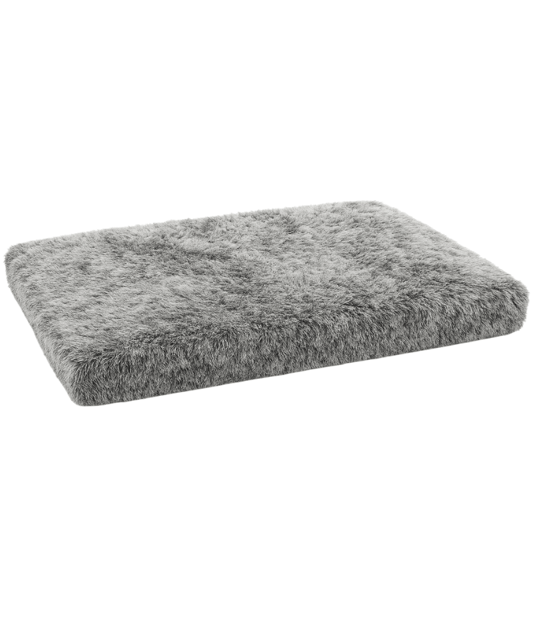 Tall Tails - Orthopedic Rectangular Dog Bed, Faux Fur Plush, Anti-Slip, Washable - Medium - Large