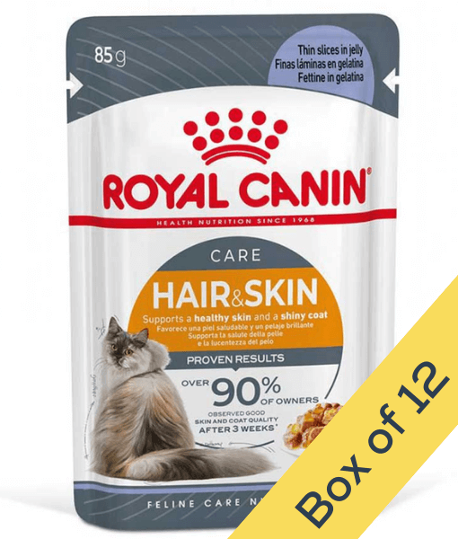 Royal Canin - Hair & Skin Pouch Cat Food In Jelly 85g