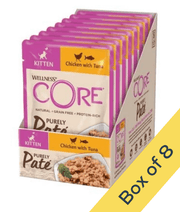 Wellness CORE Kitten Purely Pate Chicken With Tuna Wet Food 85g