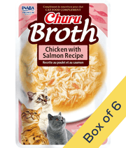 Inaba - Churu Broth Chicken with Salmon Recipe Grain-Free 40g
