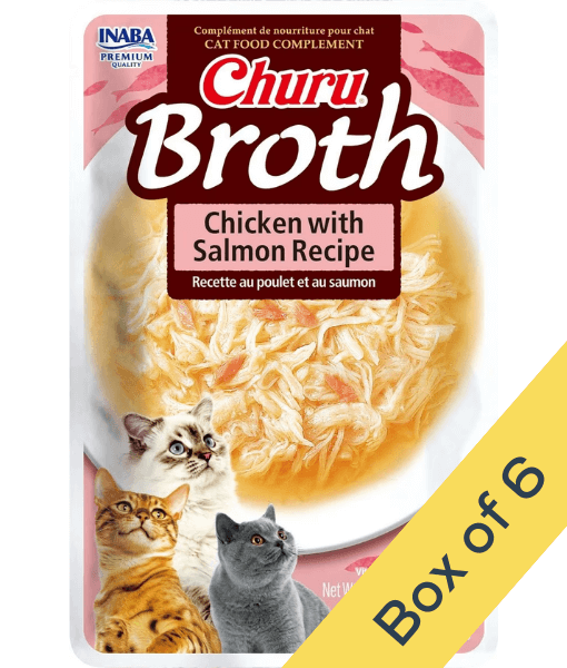 Inaba - Churu Broth Chicken with Salmon Recipe Grain-Free 40g