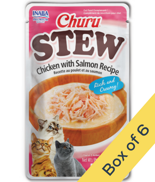 Inaba - Churu Stew Chicken With Salmon Recipe Grain-Free 40g Inaba