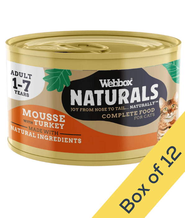 Webbox Naturals Turkey Mousse Wet Cat Food 85g
