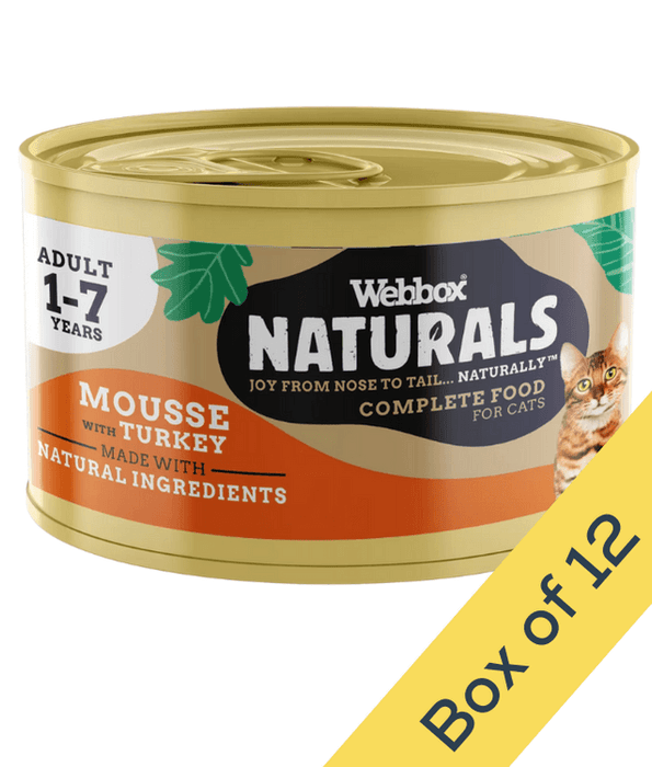 Webbox Naturals - Turkey Mousse Wet Cat Food 85g