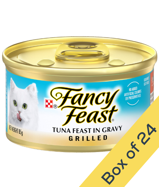 Purina Fancy Feast Grilled Tuna Feast in Gravy Gourmet Cat Food 85g