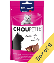 Vitakraft - Choupette, Delicate and Meaty Soft Bites, With Meat and Milk For Fussy Cats - 40g