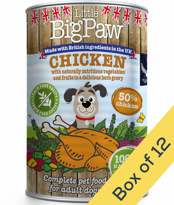 Little Big Paw - Chicken with Green Beans, Mixed Peppers and Sweet Potato in a Rich Herb Gravy 390g