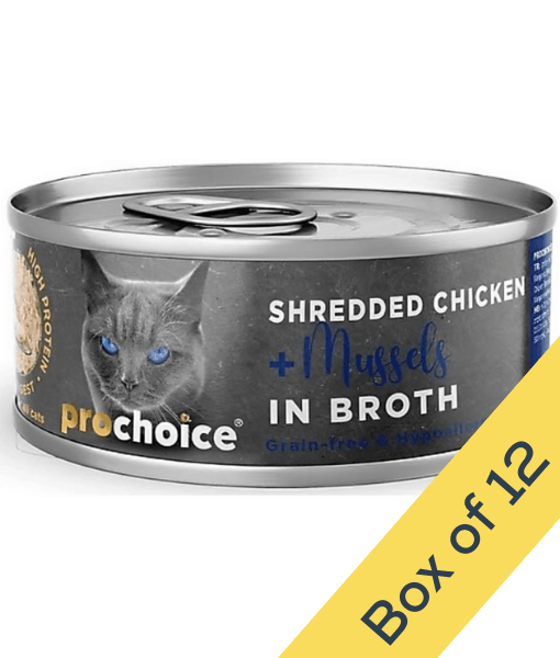 Prochoice - Shredded Fresh Chicken and Mussels In Broth 70g