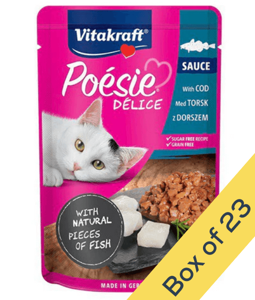 Vitakraft Vitakraft - Poesie Delice Adult With Cod Fish 85g