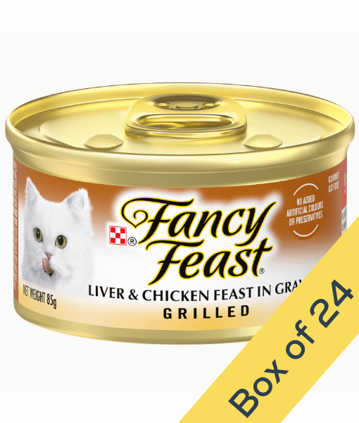 Purina - Fancy Feast Grilled Liver & Chicken Feast in Gravy Gourmet Cat Food can