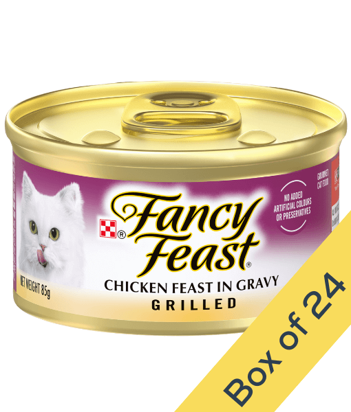 Fancy Feast Purina - Fancy Feast Grilled Chicken Feast In Gravy Gourmet Cat Food 85g