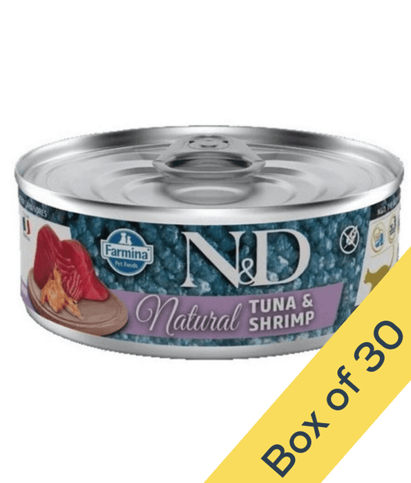 Farmina Farmina N&D Natural Tuna & Shrimp Grain Free Wet Cat Food 70g