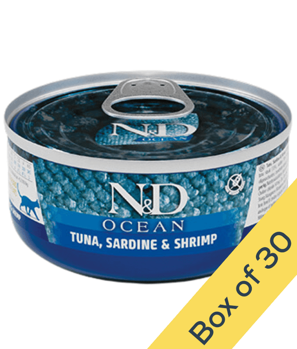 Farmina Farmina N&D Ocean With Tuna, Sardines, & Shrimps Grain Free Wet Cat Food 70g