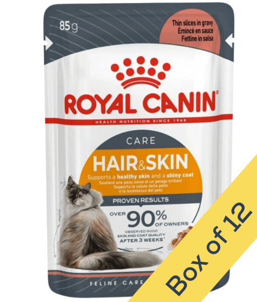 Royal Canin Royal Canin - Hair & Skin Pouch Cat Food In Gravy 85g