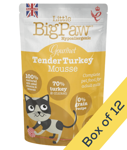 Little Big Paw Little Big Paw - Gourmet Tender Turkey Mousse For Cats 85g