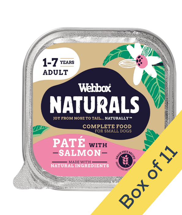 Webbox Webbox Naturals Adult Salmon Pate Wet Dog Food 150G