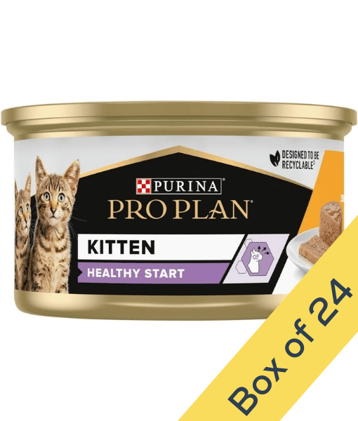 Pro Plan Purina Pro Plan Kitten Healthy Start, Wet Cat Food, Mousse rich in Chicken 85g