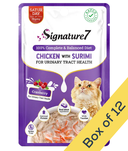 Signature7 Chicken With Surimi For Urinary Health Grain-Free Wet Cat Food 50g