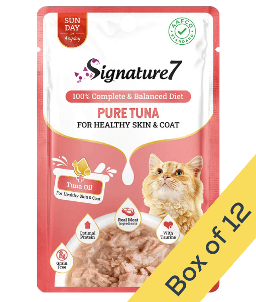 Signature7 Pure Tuna For Healthy Skin & Coat Grain-Free Wet Cat Food 50g