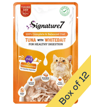 Signature7 Tuna With Whitebait For Healthy Digestion Grain-Free Wet Cat Food 50g